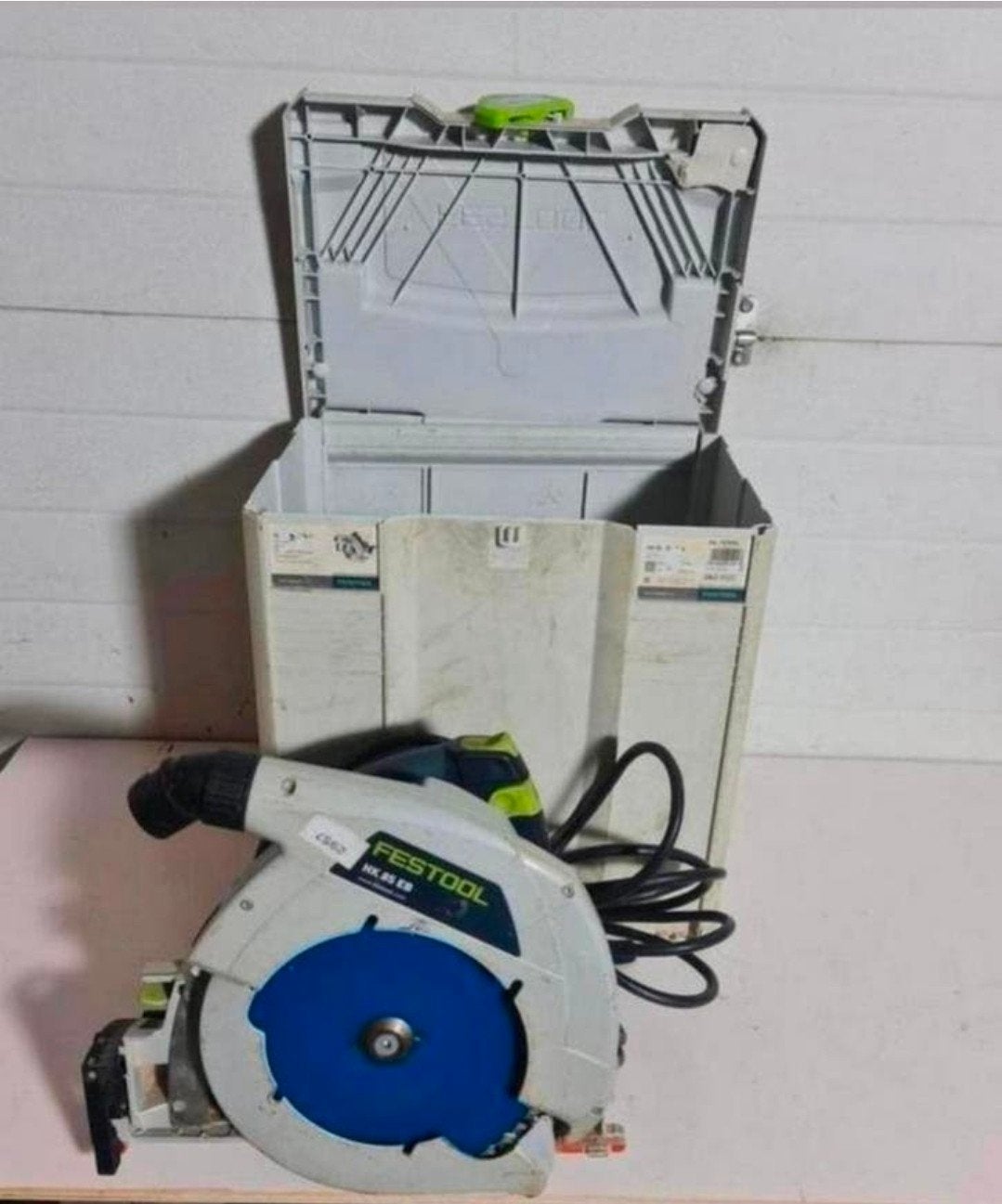 Festool HK 85 EB-Plus cirkelzaag machine 2.300W 230mm, Ophalen of Verzenden, Afzuiger, N.v.t, Festool