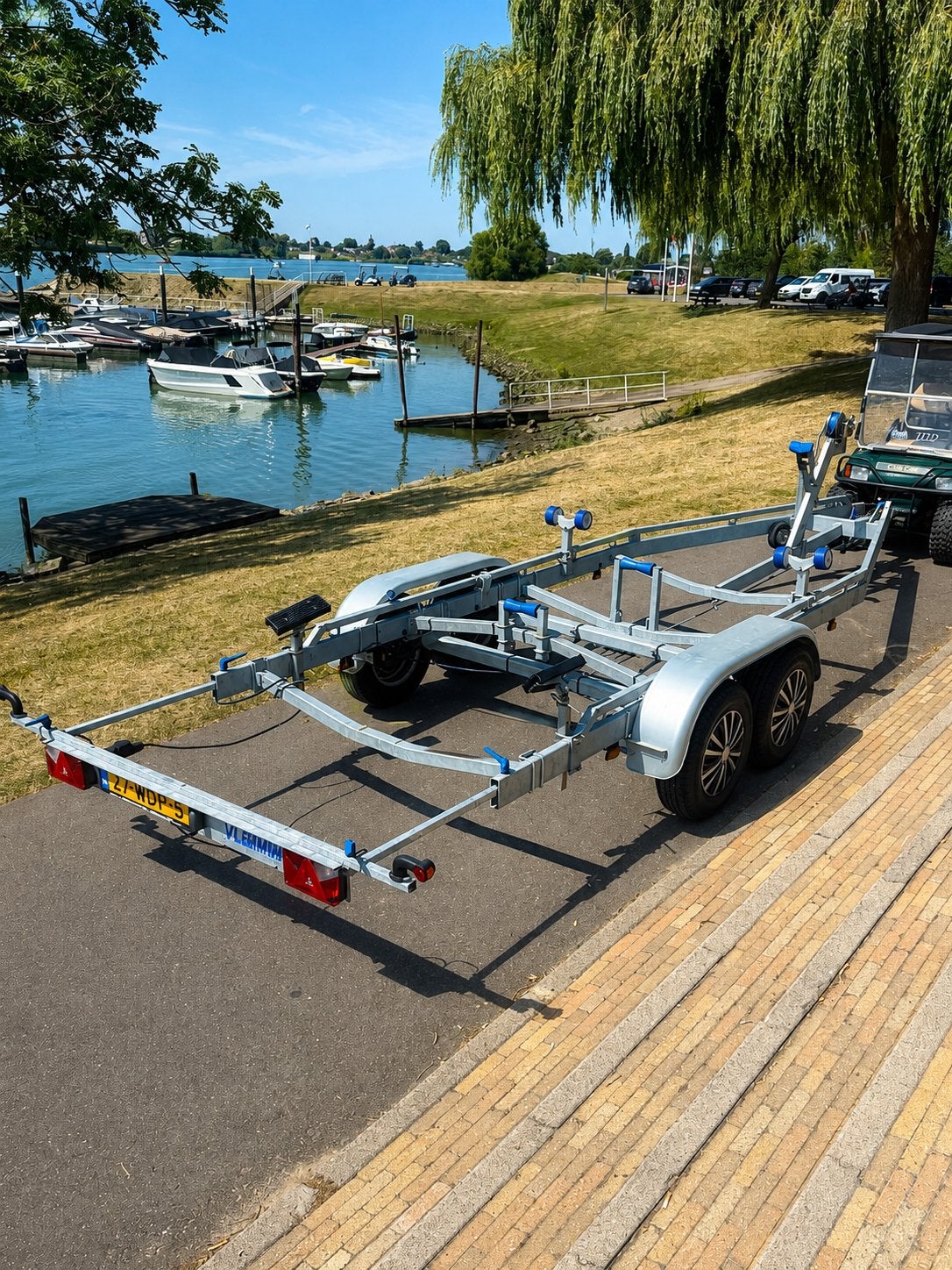 Vlemmix 2700 kilo as tandemasser tot ruim 7 meter bwj 021, Ophalen, Zo goed als nieuw, Minder dan 6 meter
