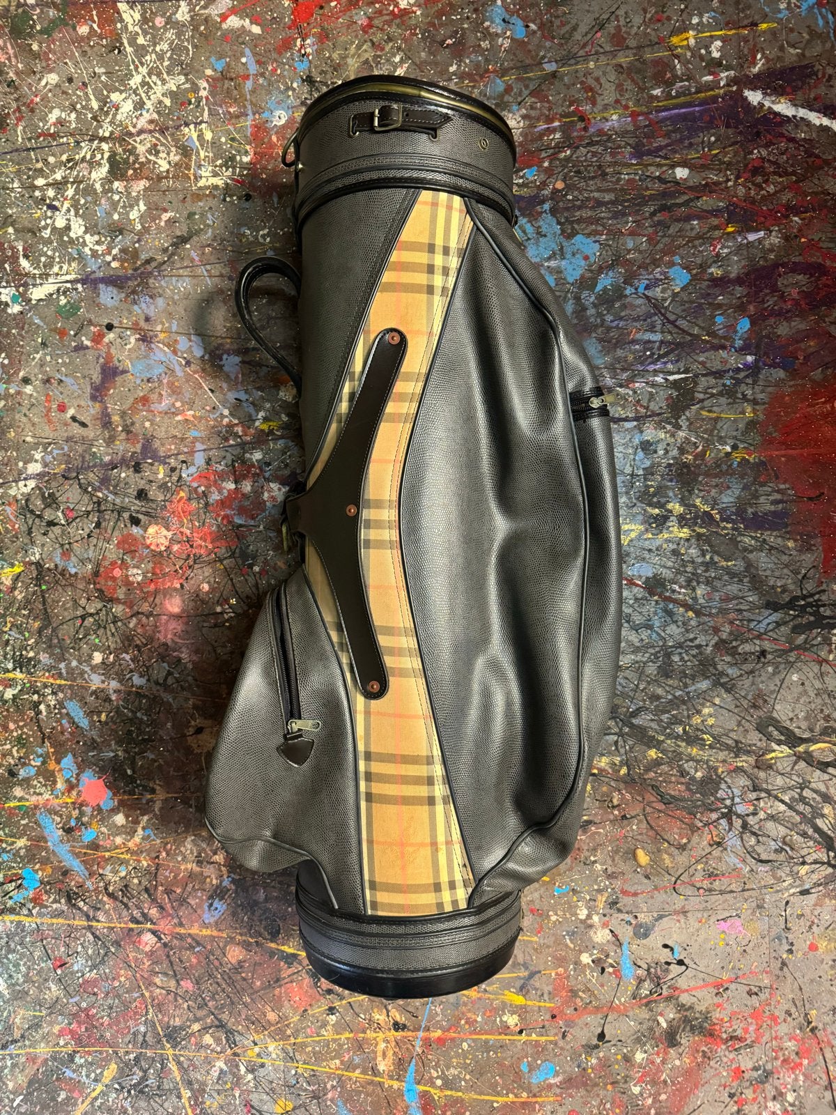 Retro Burberry Golf Tas - Uniek Vintage Stuk, Ophalen of Verzenden, Gebruikt, Tas, Overige merken