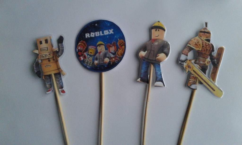 Roblox traktatie prikker, Ophalen of Verzenden, Nieuw, Versiering, Verjaardag