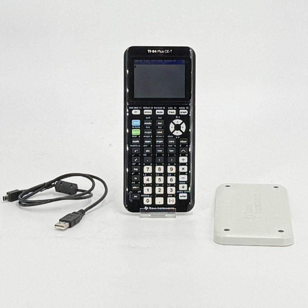 Texas Instruments TI 84 Plus CE-T Zwart, Diversen, Schoolbenodigdheden, Texas Instruments, Zo goed als nieuw, Support@texasinstruments.com