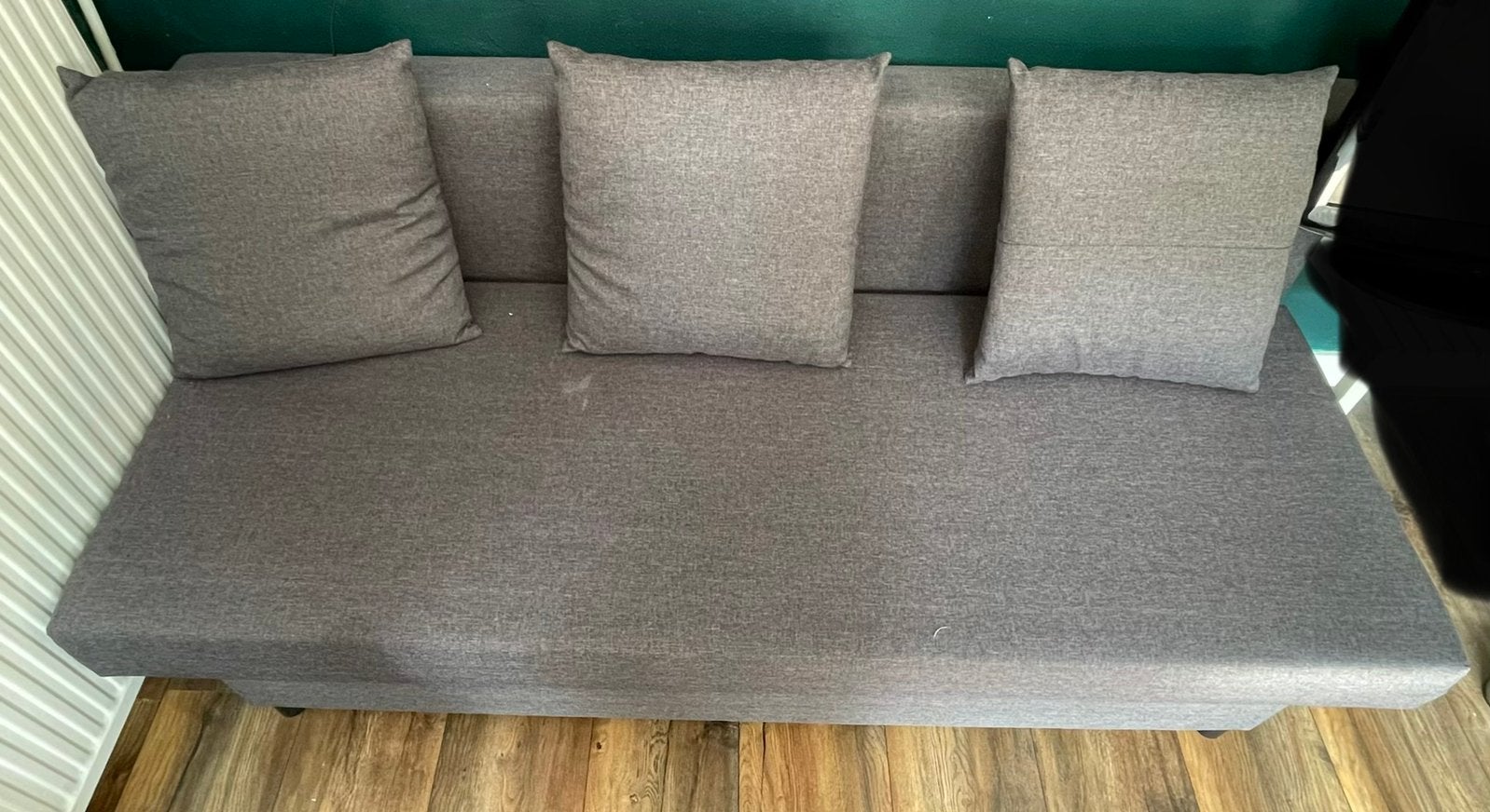 Ikea slaapbank moet weg!, Ophalen, Tweepersoons, Zo goed als nieuw, 140 cm