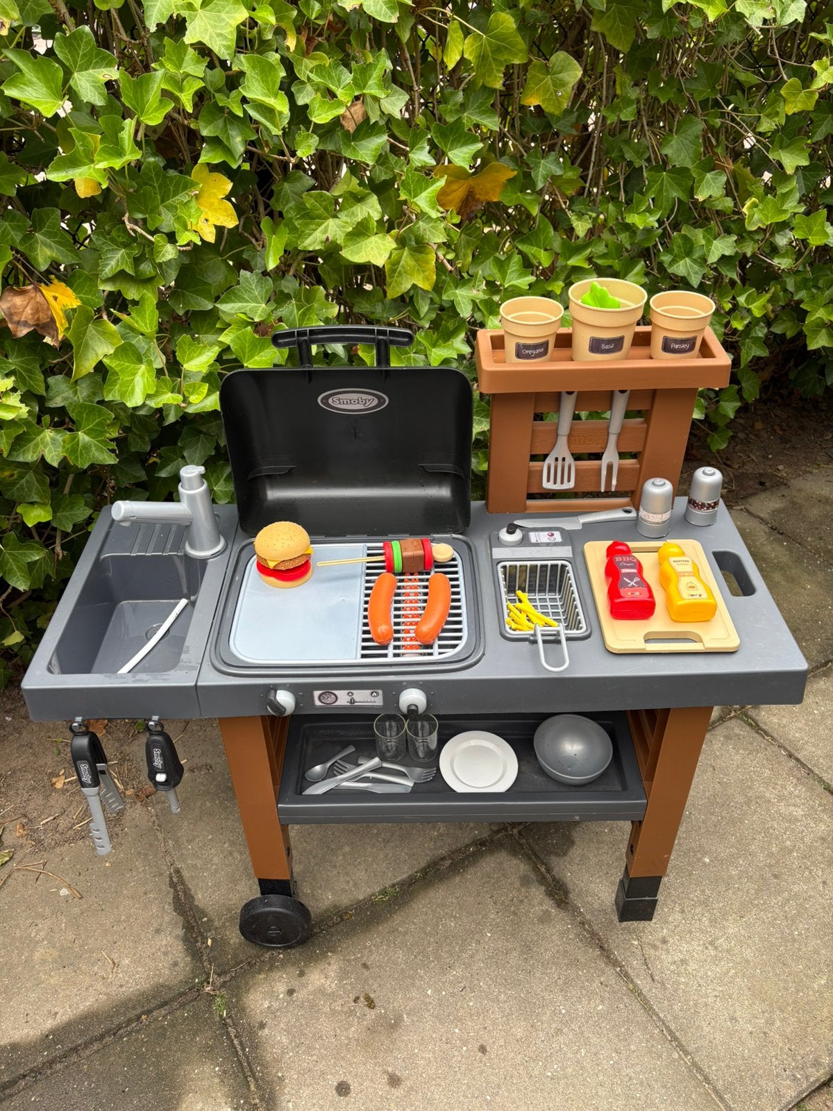 Smoby buiten BBQ, Kinderen en Baby's, Ophalen, Zo goed als nieuw, Kunststof