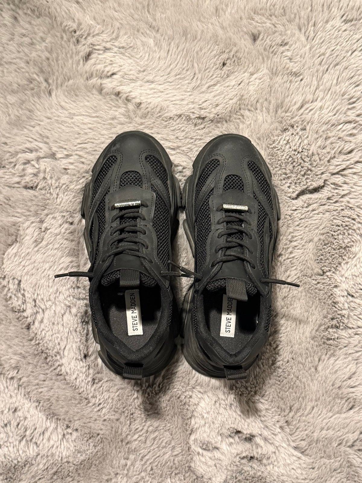 Steve Madden Sneakers - Maat 39 (dames) / 40 (heren), Zwart, Ophalen of Verzenden, Sneakers of Gympen, Gedragen