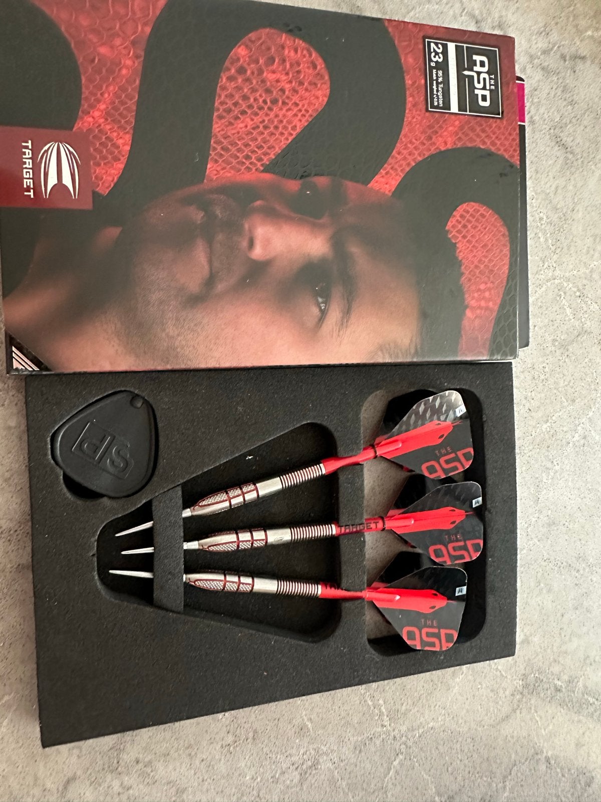 Target Darts The ASP 23g 95% Tungsten, Ophalen of Verzenden, Nieuw, Pijlen