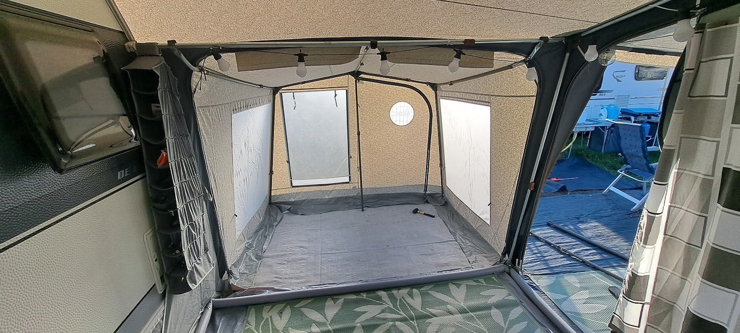 Hobby de luxe 560 kmfe ,, Caravans en Kamperen, Schokbreker, Rondzit, Hobby, Frans bed