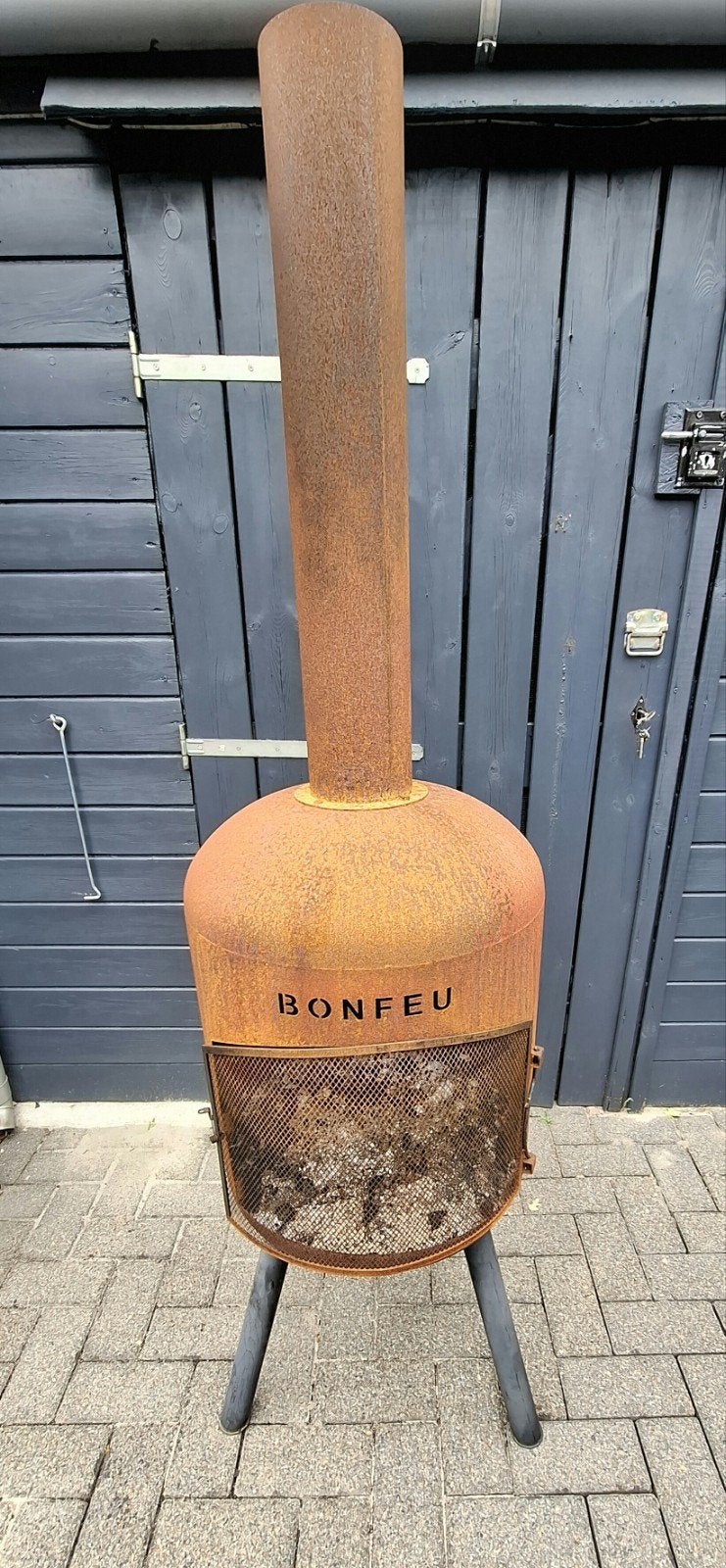 Tuinhaard.  Bonfeu., Ophalen, Gebruikt