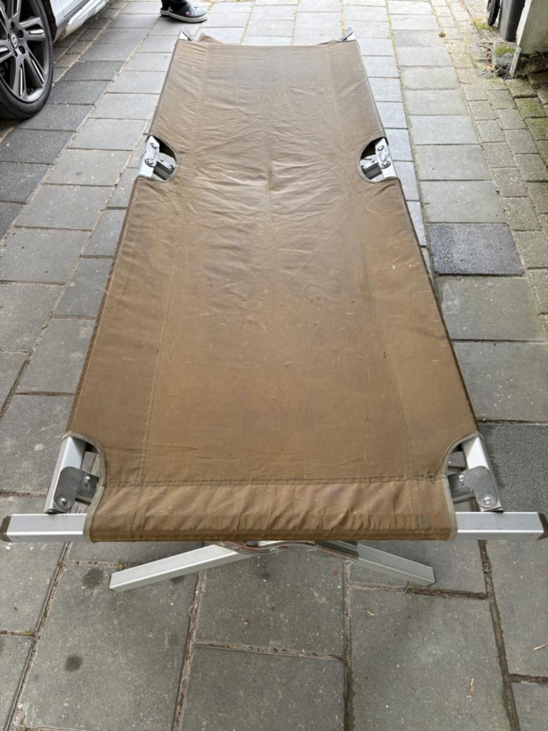 Camping veldbed, Ophalen, Campingstoel