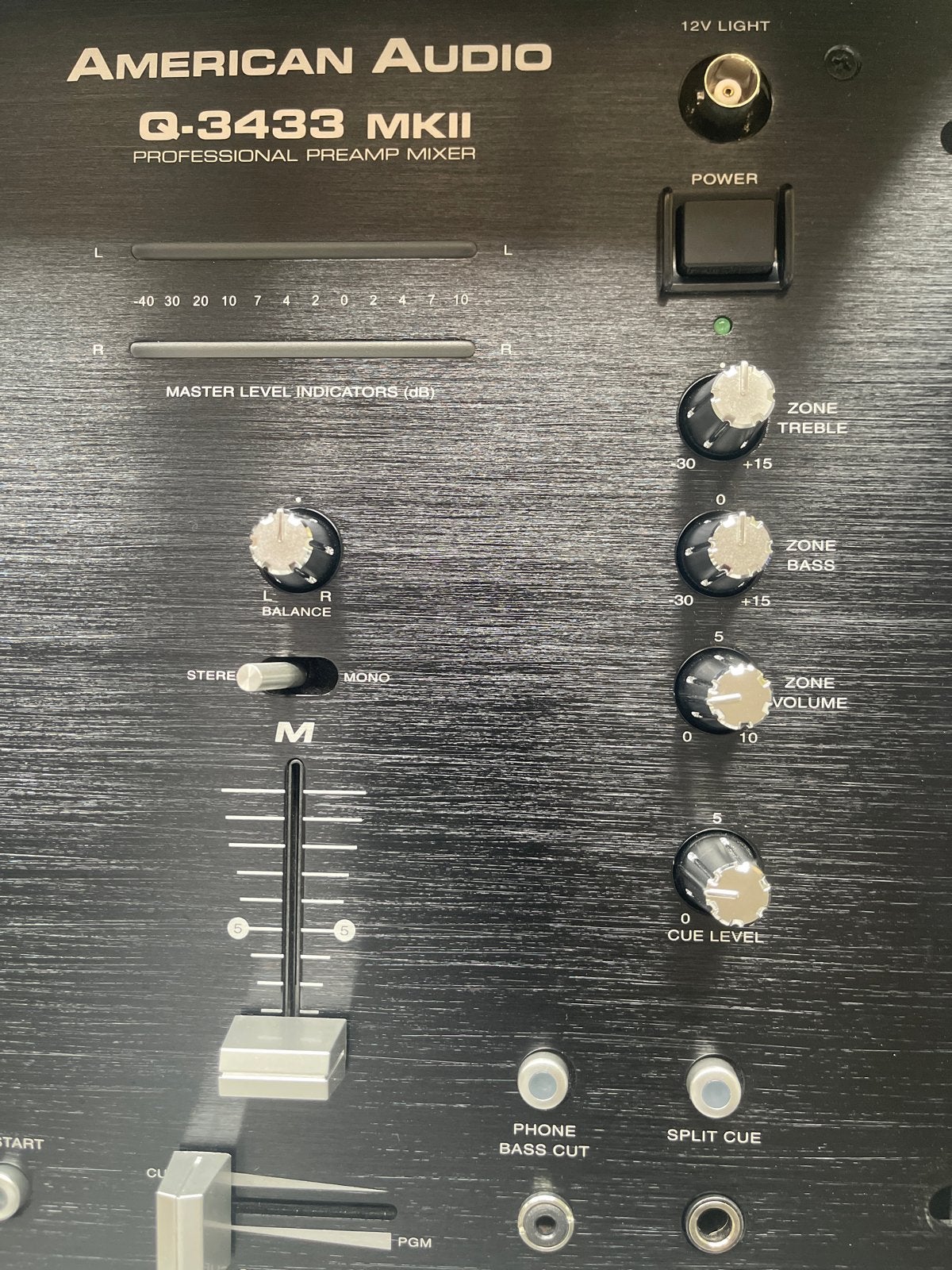 American Audio Q-3433 MKII Professionele Preamp Mixer, Ophalen of Verzenden, Gebruikt, Dj-set, Overige merken