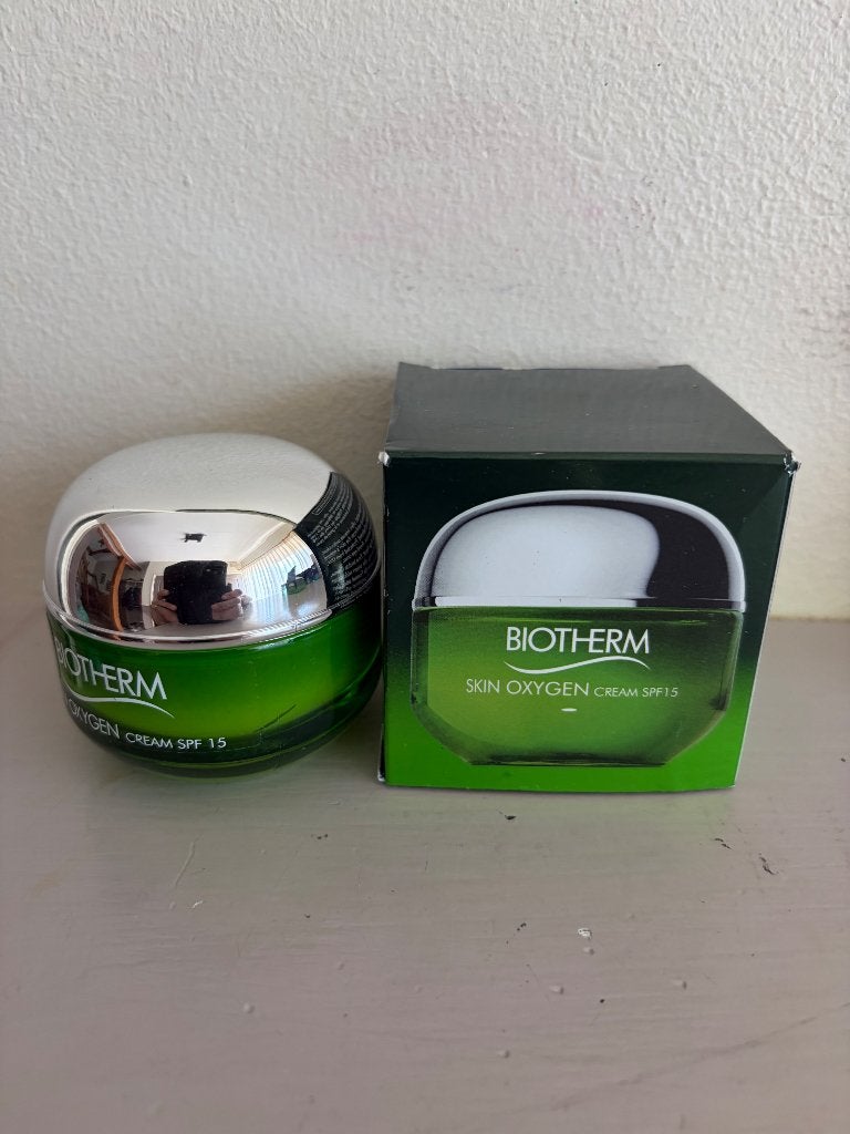 Biotherm Skin Oxygen Cream SPF 15  Inhoud: 50 ml, Ophalen of Verzenden, Nieuw, Gehele gezicht, Verzorging