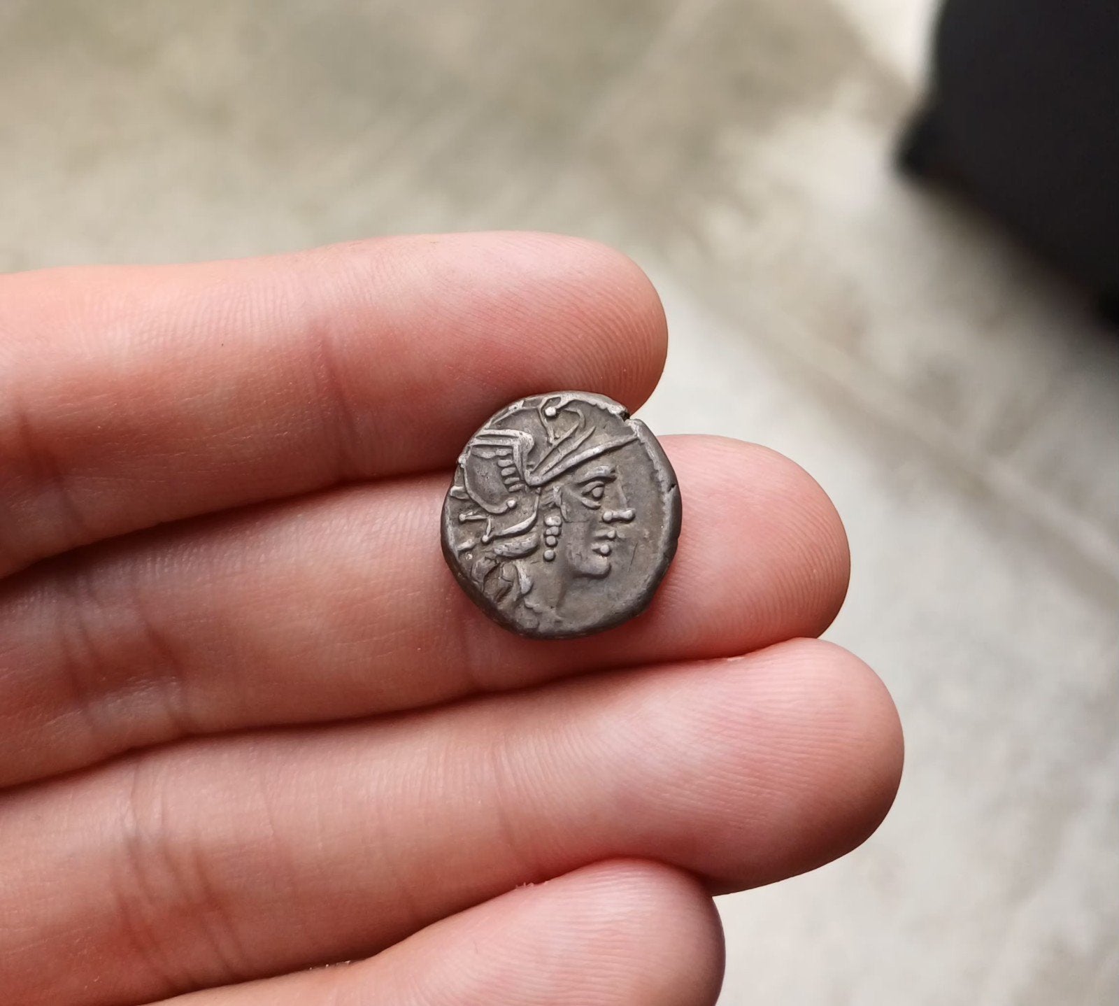 Romeinse Republiek denarius. Renius. inc houder, Ophalen of Verzenden, Italië