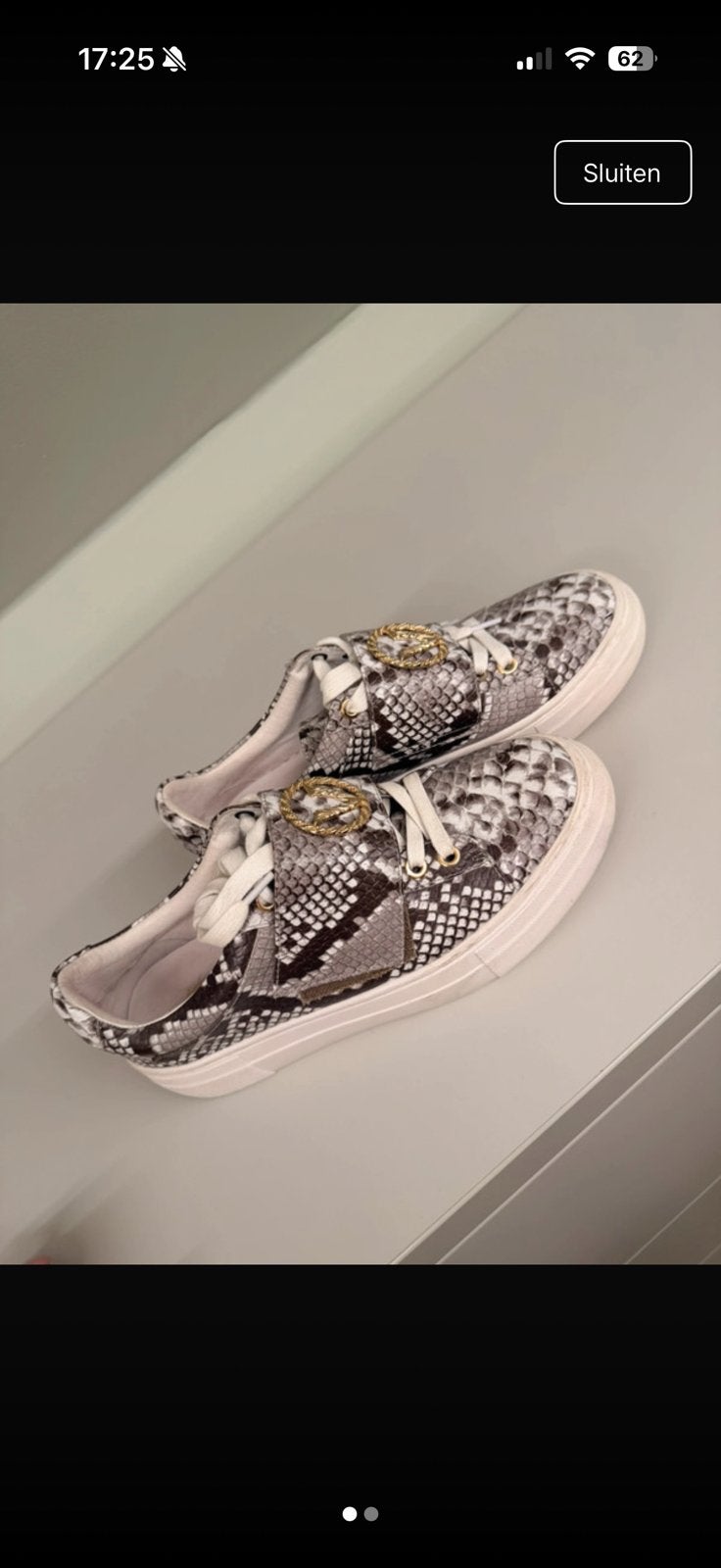 Schoenen josh v, Verzenden, Zo goed als nieuw, Zwart, Sneakers of Gympen