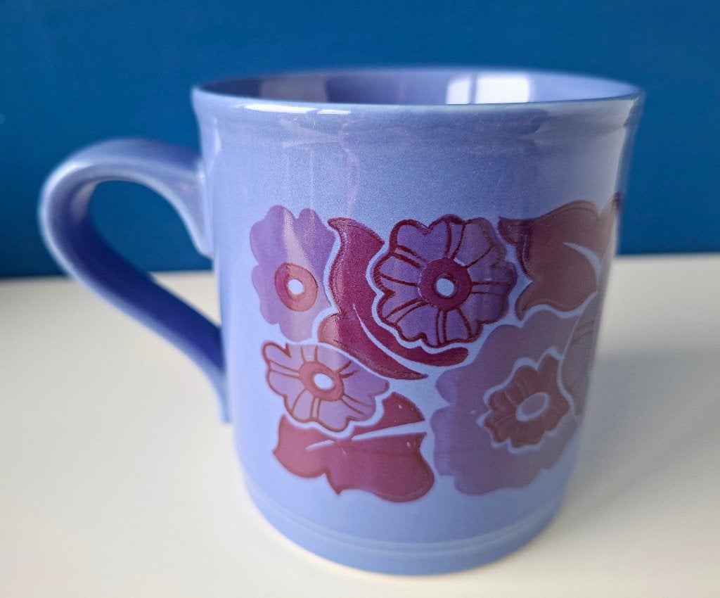 Retro SuperMugs mok/Staffordshire Potteries England, Gebruikt, Overige stijlen, Aardewerk, Mok