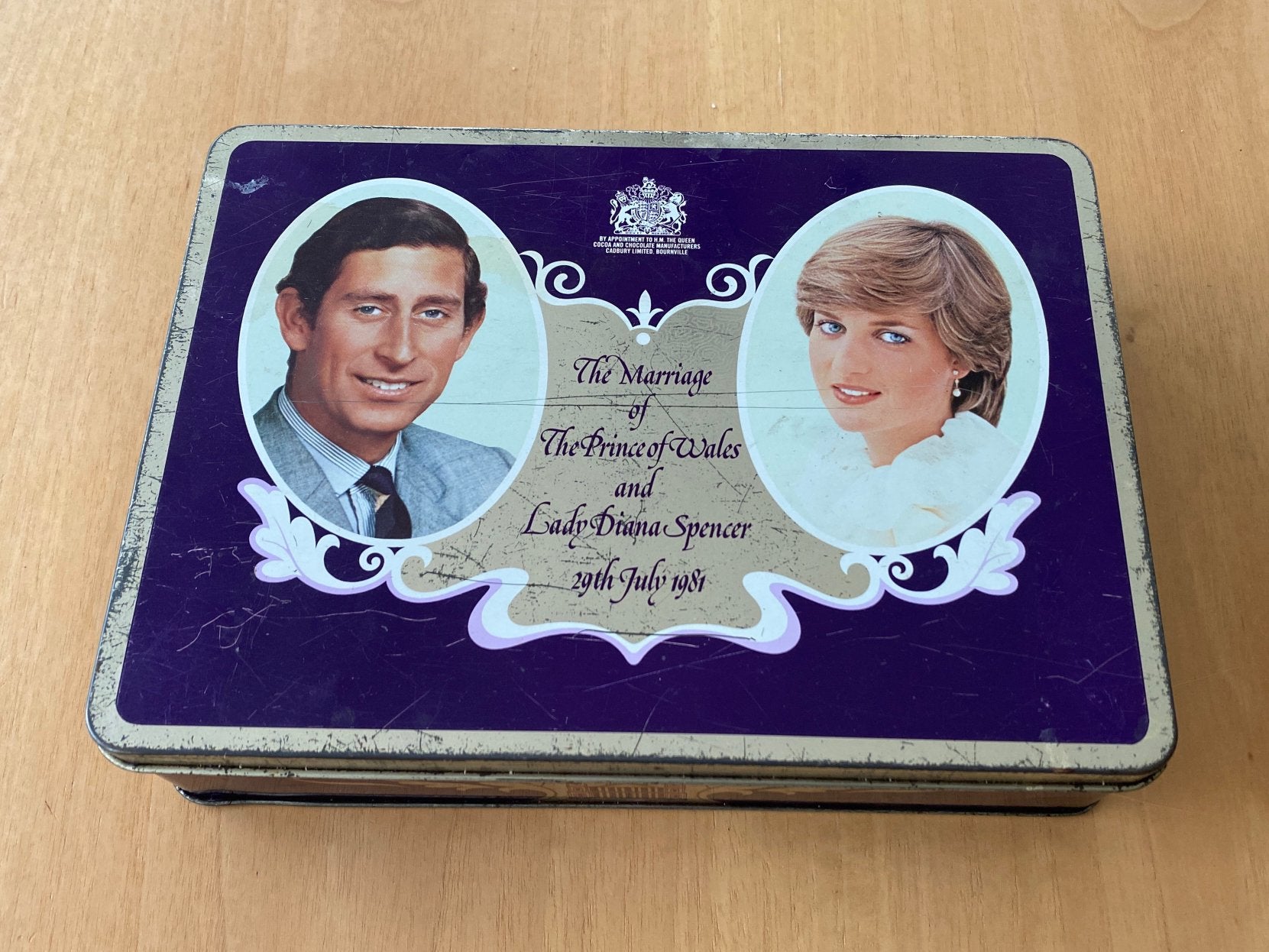 Koekblik Charles & Diana 1981, Ophalen of Verzenden, Gebruikt, Overige typen