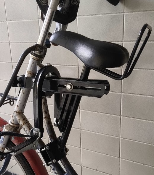 Voorzitje zadel op stang fiets voor kinderen, Fietsen en Brommers, Ophalen of Verzenden, Gebruikt, Voorzitje