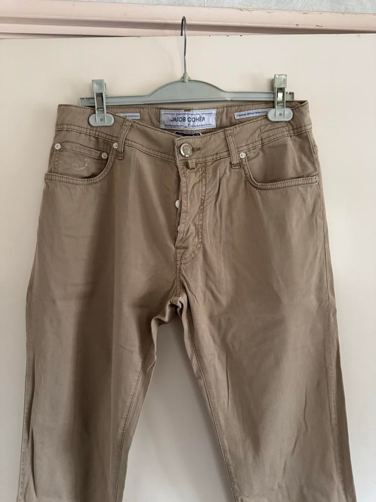 Jacob Cohen jeans - beige - maat 35 - nieuwstaat, Ophalen of Verzenden, Nieuw, Overige kleuren, Overige jeansmaten