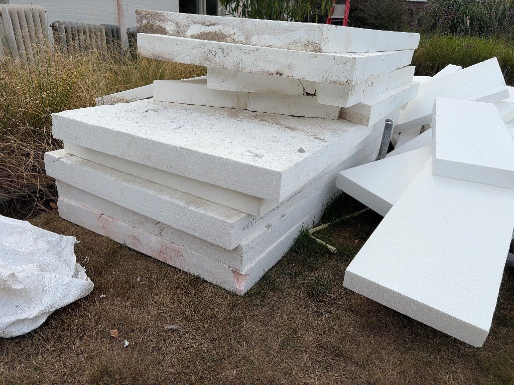 Tempex isolatie piepschuim, Ophalen, Vloerisolatie, Piepschuim (Tempex), 8 tot 12 cm