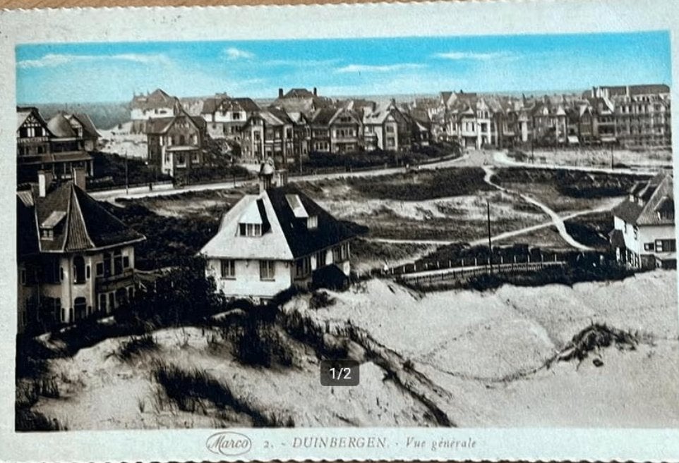 Oude ansichtkaart Duinbergen, België - Vroege 20e eeuw, Ophalen of Verzenden, Voor 1920, Gelopen, Zeeland