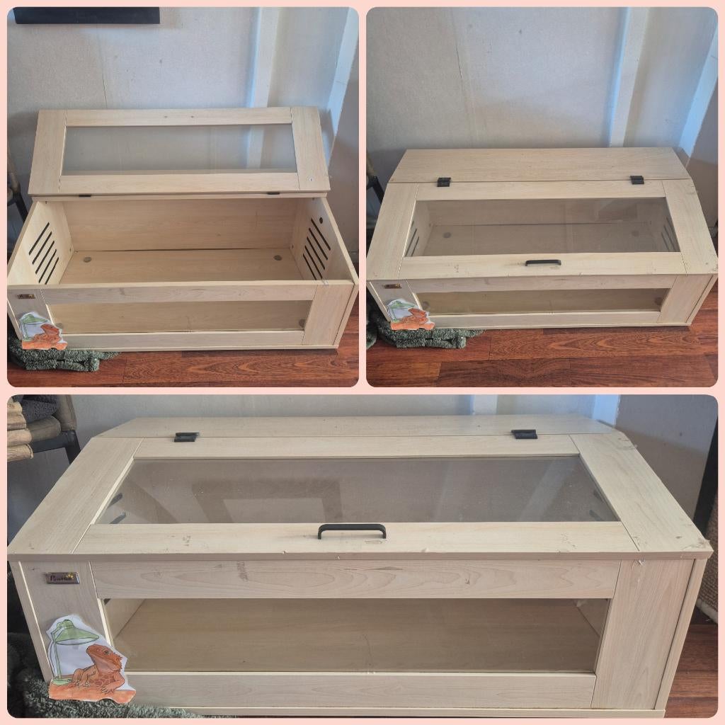 Terrarium, Dieren en Toebehoren, Reptielen en Amfibieën | Toebehoren, Ophalen, Gebruikt, Terrarium of Paludarium
