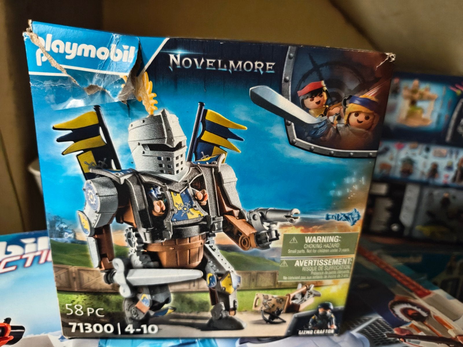 Playmobil Novelmore 71300 Gizmocraft Battle Robot, Gebruikt, Complete set, Overige typen, Ophalen of Verzenden