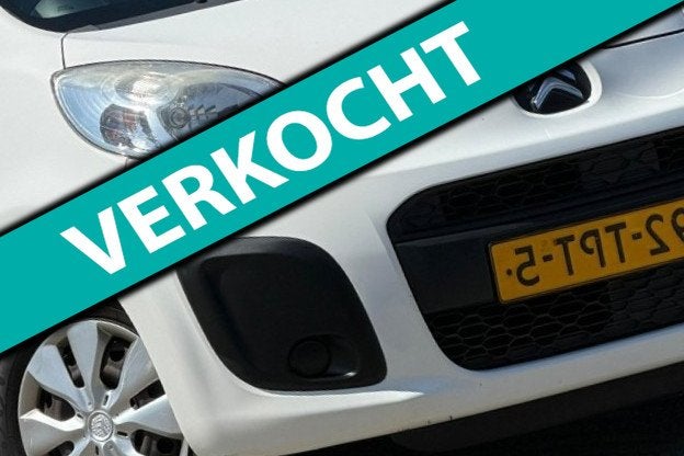 Citroen C1 1.0 Attraction 5-deurs | Blanc Banquise | Airco/A, Auto's, Voorwielaandrijving, Euro 5, Stof, Gebruikt