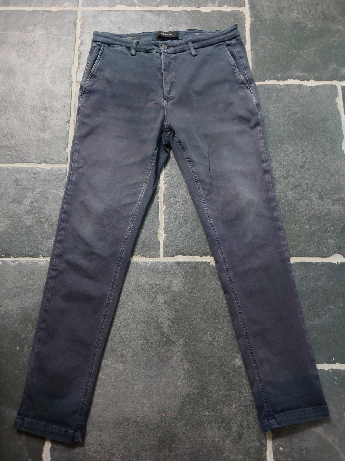 Replay HYPERFLEX, Zeumar, Slim Jeans,blauw, W34 L32, Rob3432, Kleding | Heren, Spijkerbroeken en Jeans, Blauw, Ophalen of Verzenden