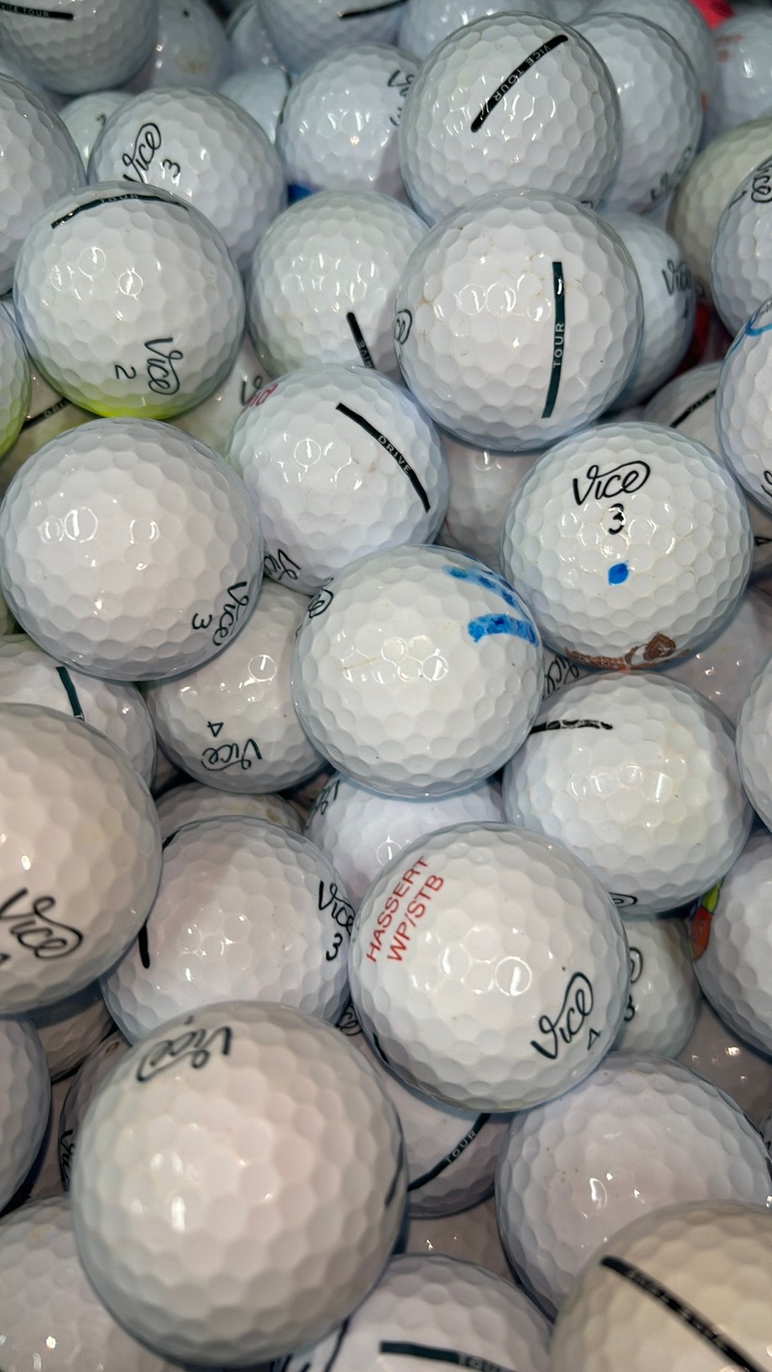 Vice tour drive golfballen AAAA kwaliteit, Ophalen of Verzenden, Zo goed als nieuw, Bal(len)