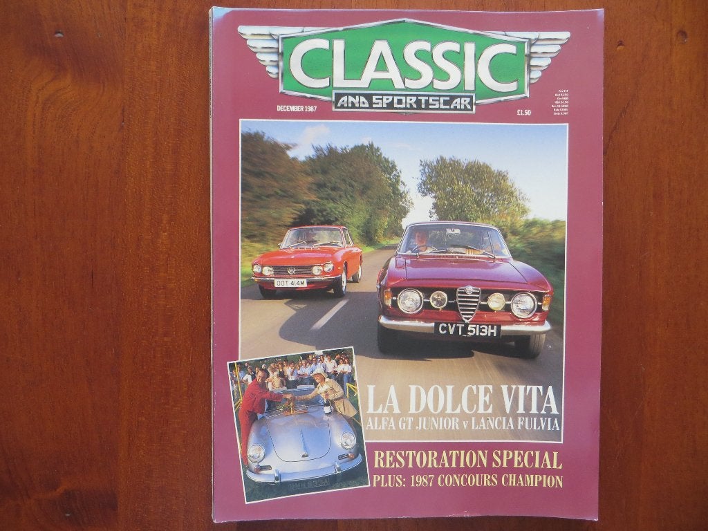 Classic and Sportscar (dec. 1987) Alfa Romeo GT Junior, Ophalen of Verzenden, Nieuw, Alfa Romeo