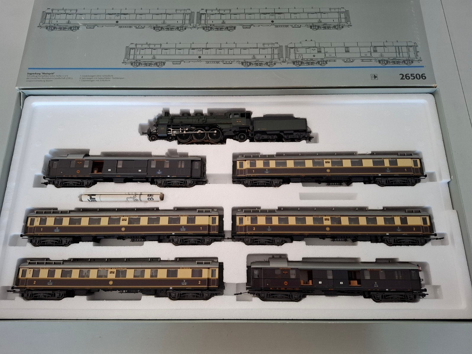 Marklin H0 26506 Zevendelige Rheingold set van de DRG, Hobby en Vrije tijd, Modeltreinen | H0, Wisselstroom, Treinset, Nieuw, Ophalen of Verzenden