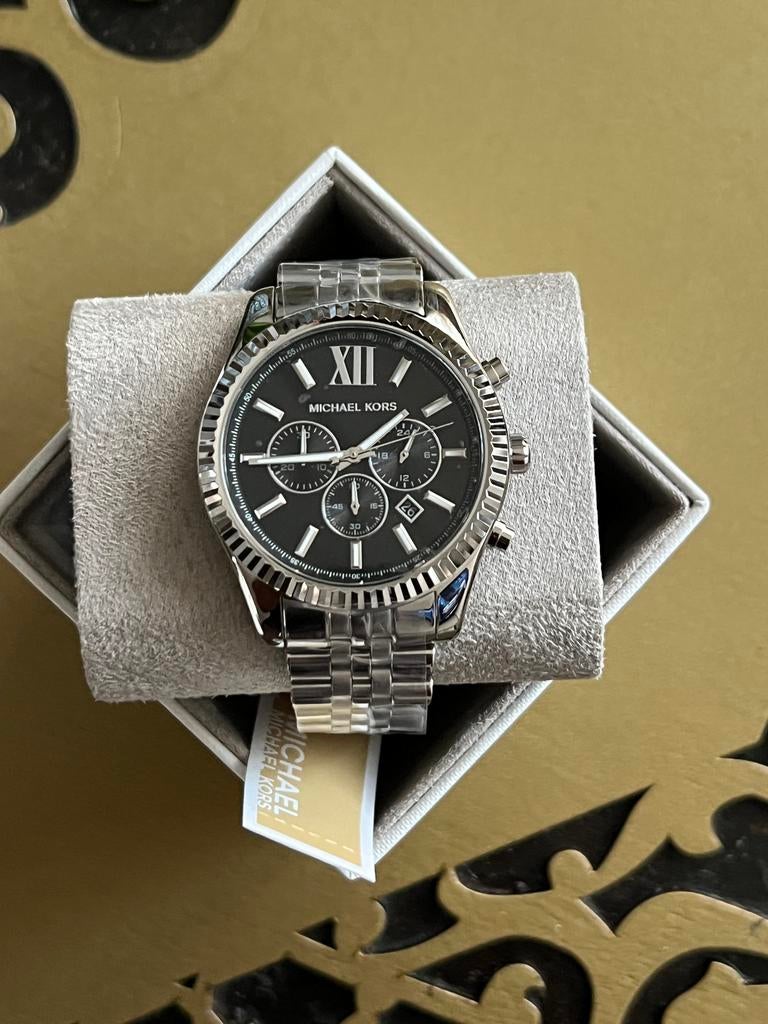 Michael Kors Lexington Herenhorloge MK8602, Overige merken, Staal, Polshorloge, Nieuw