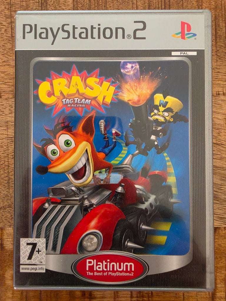Crash Tag Team Racing PS2 Platinum – compleet, Racen en Vliegen, Ophalen of Verzenden, Zo goed als nieuw, 3 spelers of meer