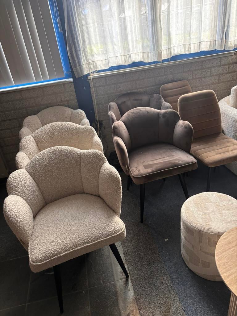 Riviera maison diverse stoelen, Ophalen, Zo goed als nieuw, Wit, Vijf, Zes of meer stoelen