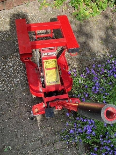 zware motorlift, Ophalen