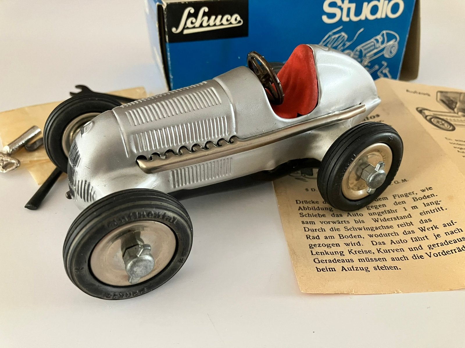 Schuco Studio 1050 Mercedes studio car + ovp 1976, Ophalen of Verzenden