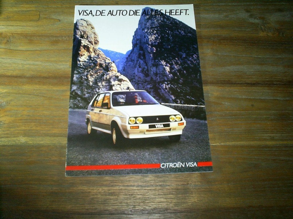 Citroen Visa o.a. GTi De auto die alles heeft 9 / 1985, Verzenden, Zo goed als nieuw, Citroën