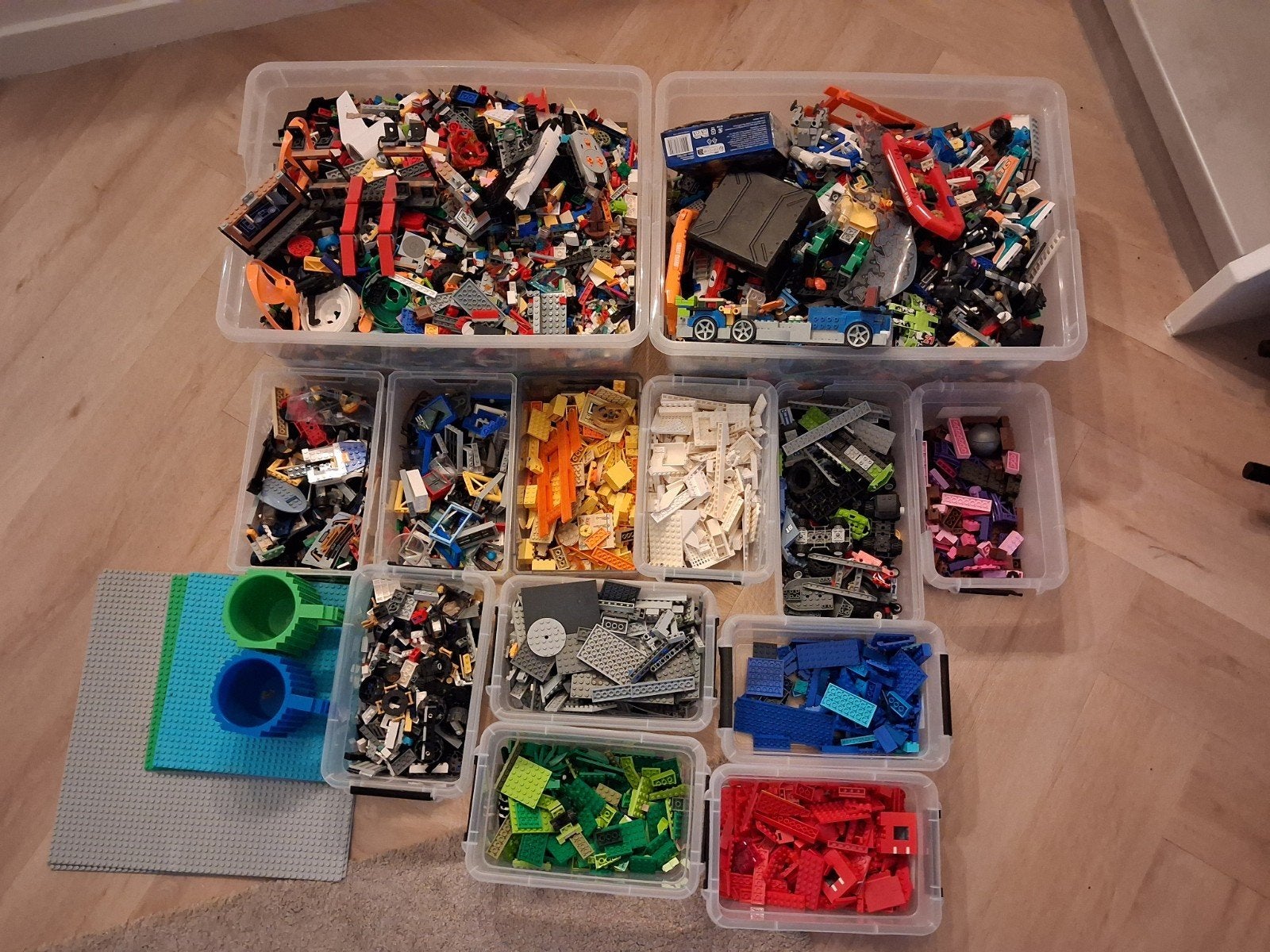 Grote LEGO-partij te koop – 24 kilo LEGO, 170 poppetjes en 1, Ophalen of Verzenden, Gebruikt, Overige merken