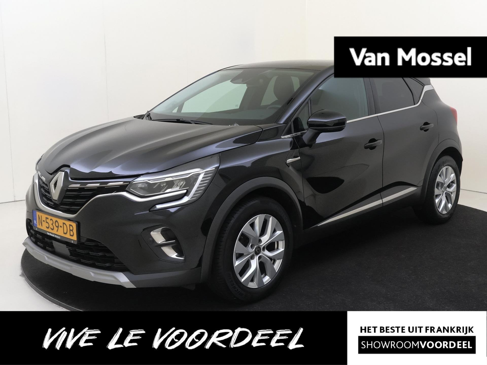 Renault Captur 1.0 TCe 90 Intens | 1e Eigenaar | Navigatie |, Auto's, Gebruikt, Euro 6, Leder en Stof, Zwart