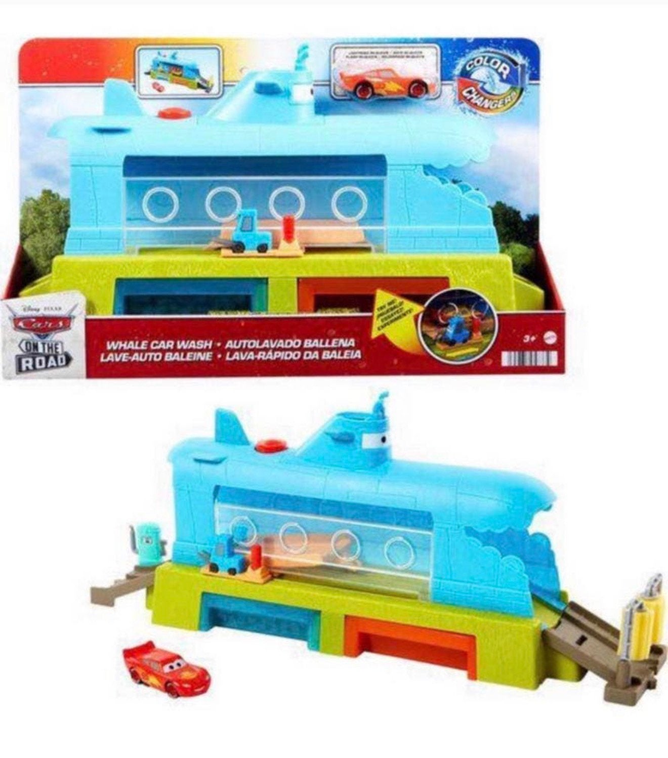 Disney Pixar - CARS Wasstraat race-auto wasstraat duikboot, Jongen of Meisje, Nieuw, Ophalen of Verzenden, H