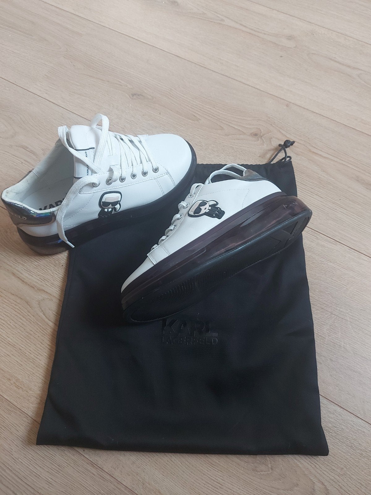 schoenen, Ophalen, Karl Lagerfeld, Zwart, Sneakers of Gympen