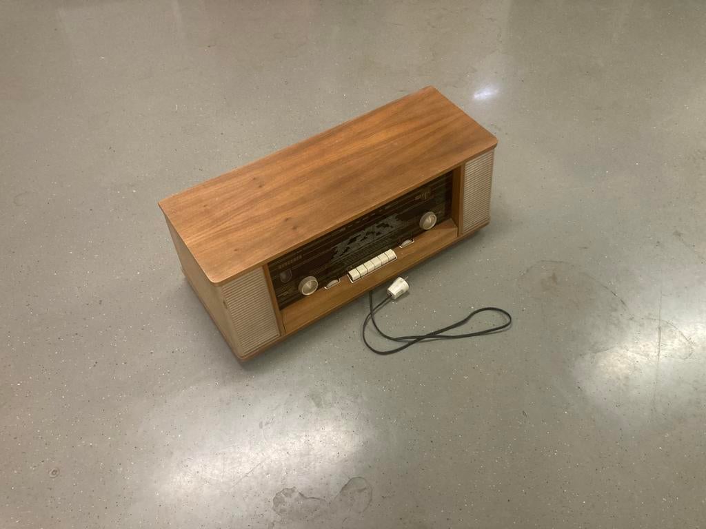 Oude radio, Audio, Tv en Foto, Radio's, Ophalen, Gebruikt, Radio