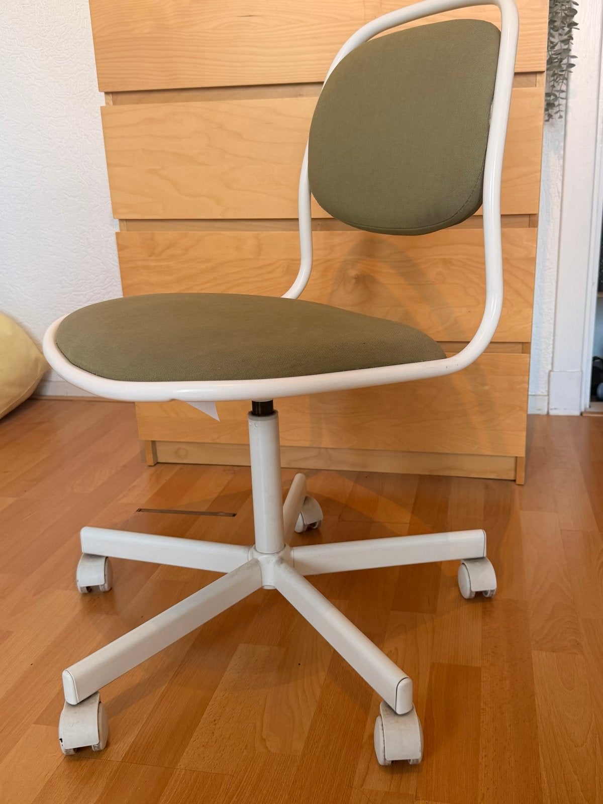 Verstelbare groene bureaustoel Örfjäll ikea, Ophalen, Gebruikt, Groen, Bureaustoel