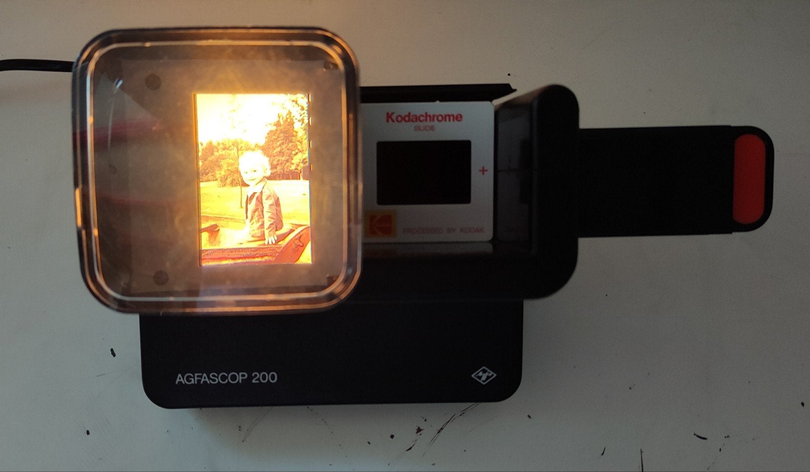 AGFASCOP 200 DIAVIEWER voor de 5 x 5 DIA S, Ophalen of Verzenden
