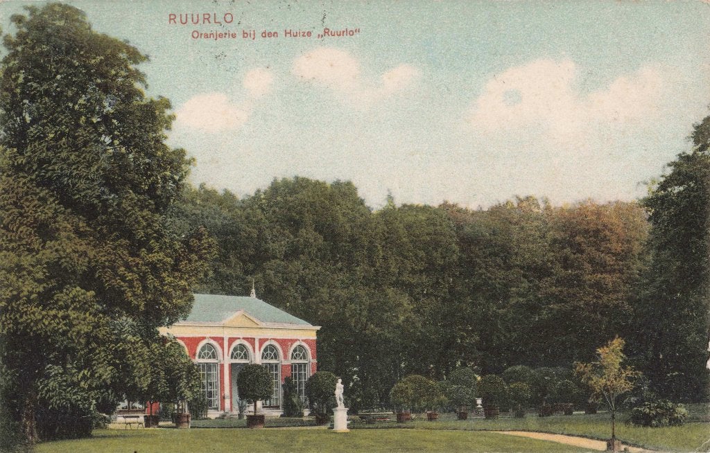 Ruurlo Oranjerie bij den Huize Ruurlo M8210, Ophalen, Voor 1920, Gelopen, Gelderland