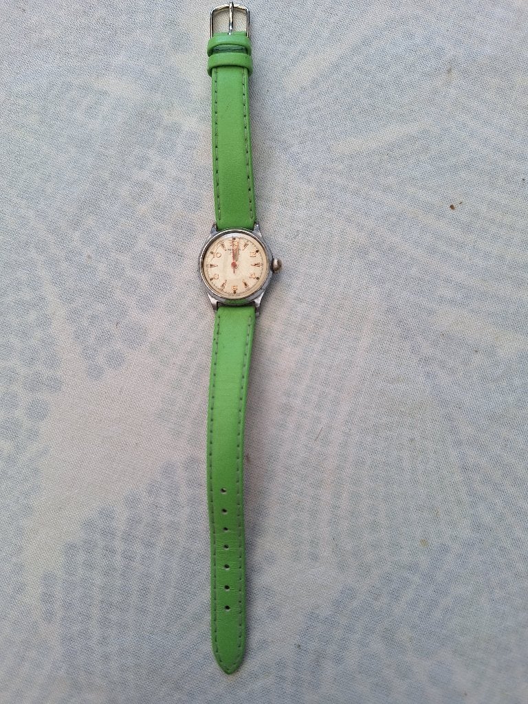 Remova Ancre Rubis 17, loopt goed op tijd, Overige merken, Gebruikt, Staal, Polshorloge
