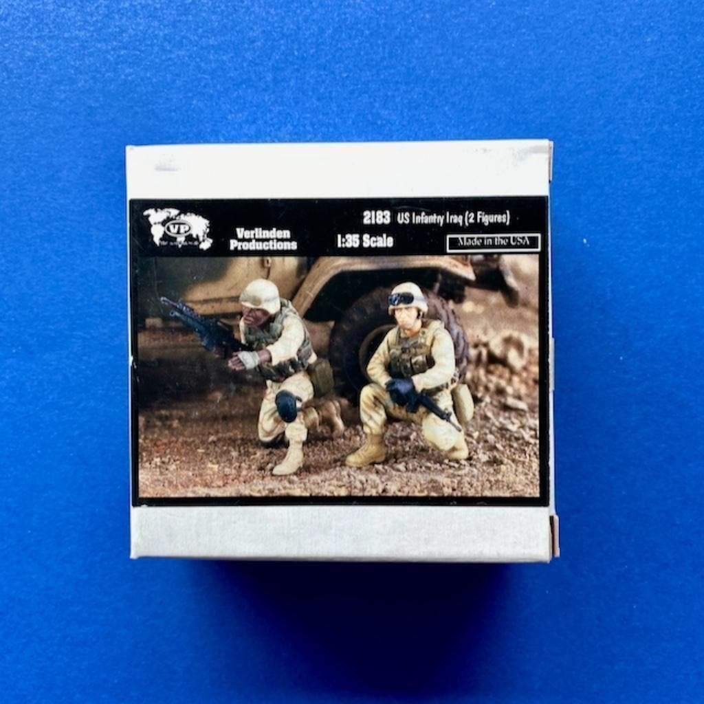 Verlinden	2183	US Infantry Iraq	1/35	Resin, Ophalen of Verzenden, Nieuw, 1:35 tot 1:50
