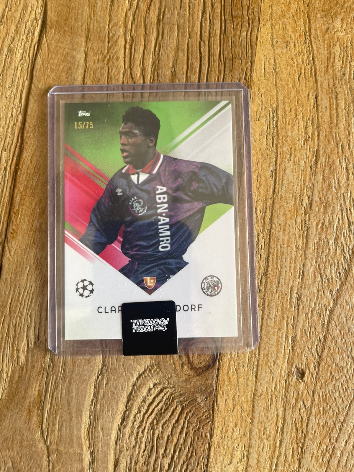 Clarence Seedorf /75 Ajax Topps Total Football, Ophalen of Verzenden, Zo goed als nieuw, Plaatje