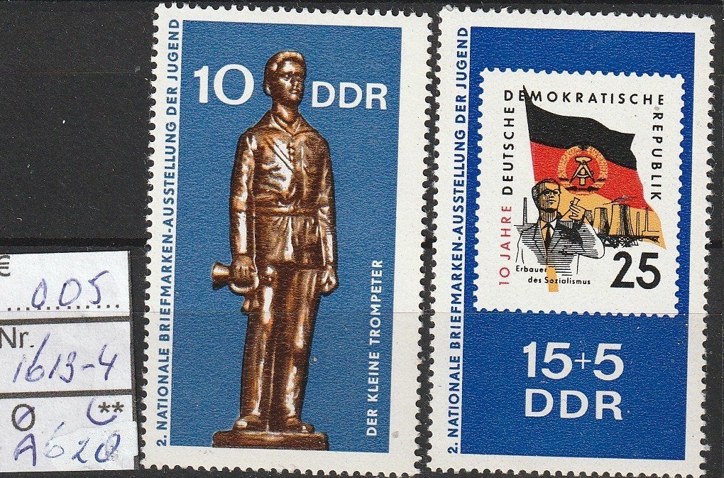 DDR Filatelie '70 Michel 1613-4 Nr.A628p, Verzenden, DDR, Postfris