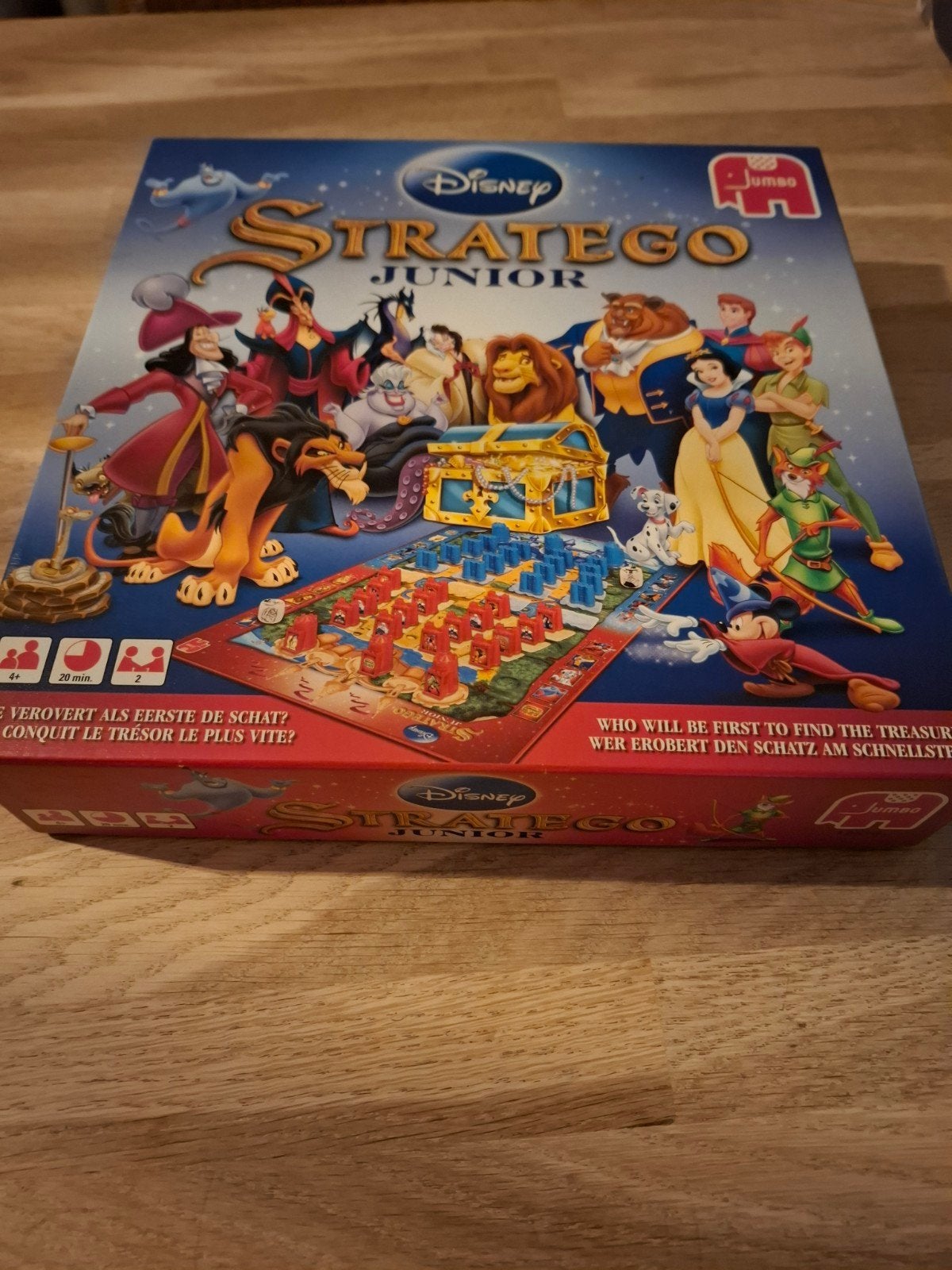 Disney Stratego Junior - Compleet en Zeer Netjes, Een of twee spelers, Ophalen of Verzenden, Zo goed als nieuw, Jumbo
