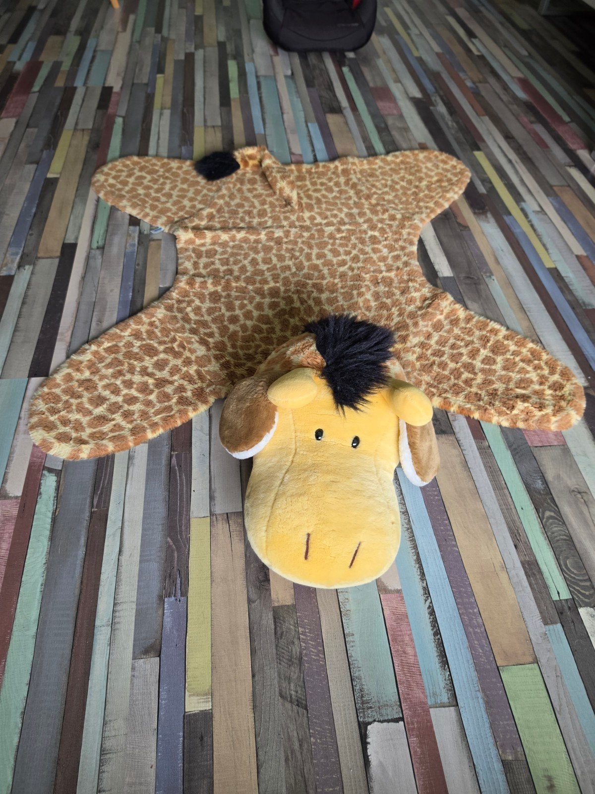 Zachte Giraffe Speelmat / Knuffelkleed - Zo goed als nieuw, NICI, Giraf, Overige karakters, Ophalen of Verzenden