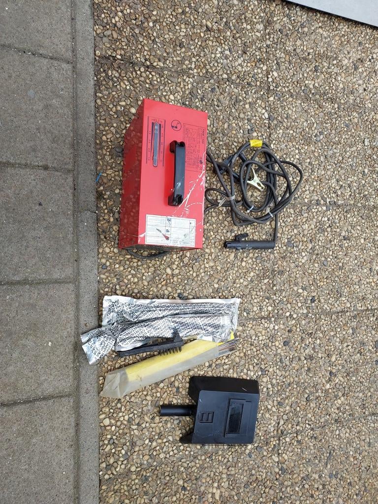 Lasapparaat met toebehoren - Compleet en Gebruiksklaar, Ophalen of Verzenden, Gebruikt, Minder dan 150 ampère, Elektroden